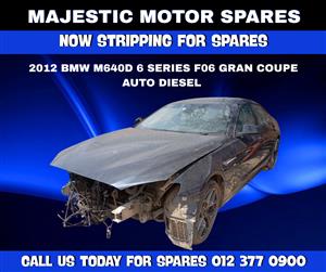 2012 BMW 640D 6 Series F06 Gran Coupe Auto Diesel – Stripping for Spares 