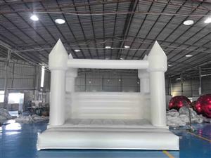 Newly made jumping castle with a blower