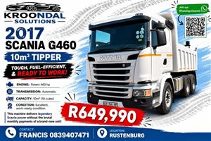 2017 Scania G460 10 ton tipper truck