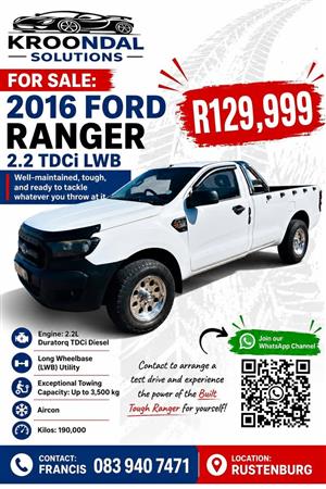 2016 Ford Ranger 2.2 TDCI