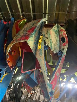 Hyosung GT 650 cover. Meyerton bike scrapyard new and secondhand spares.