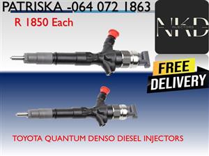 TOYOTA QUANTUM DENSO DIESEL INJECTORS FOR SALE