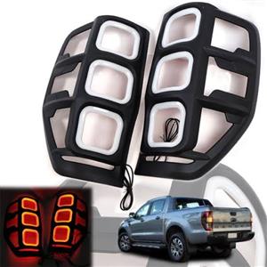 Ford Ranger T6 LED Taillight Trim Covers 