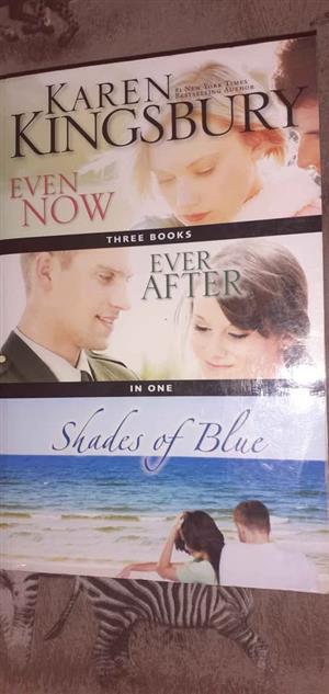 3 Novels in one Even now Even after Shades of blue Karen Kingsbury