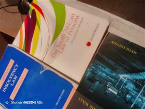 LAW BOOKS: The Bill of Rights Handbook| The South African Law of Persons| INSOLVENCY LAW|STATUTORY