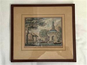 2 x Abraham Delfos prints