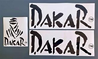 3 peice Toyota Hilux Dakar sticker set