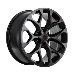 22″ A-Line Peak 6/139 Satin Black Alloy Wheels