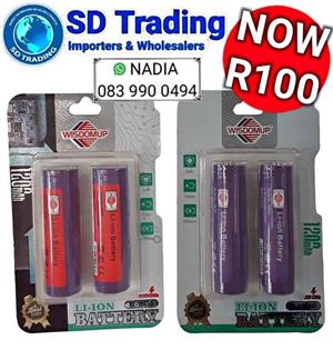 LI-ION Rechargeable Batteries 1200mAh (2pack)