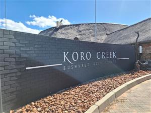 Vacant Land Residential For Sale in Koro Creek Golf Estate