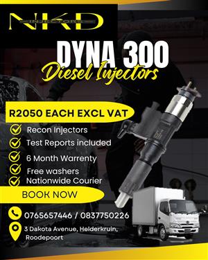 DYNA 300 TRUCK INJECTORS FOR SALE