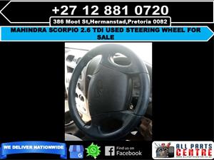 Mahindra scorpio 2.6 tdi used steering wheel for sale