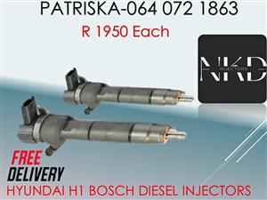 HYUNDAI H1 BOSCH DIEEL INJECTORS FOR SALE