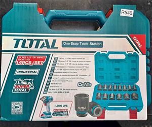 Brand New Total Tools 14 PCS1/2" Dr. Impact Socket Set