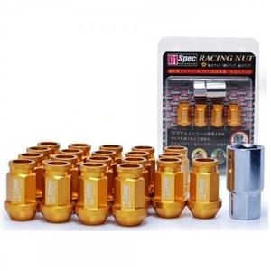 20 PCS Racing Wheel Nuts M12 x 1.5mm Gold