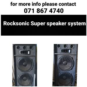 Rocksonic super speaker system 