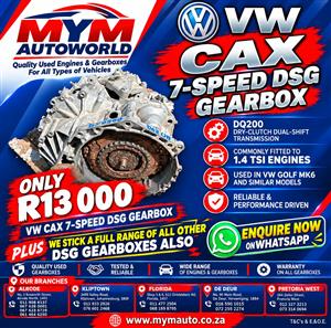 VW CAX 7-speed DSG Gearbox 