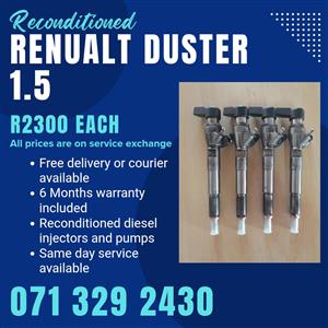 RENUALT DUSTER 1.5 INJECTORS FOR SALE WITH WARRANTY 