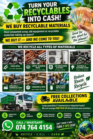 Turn all scrap into instant cash
