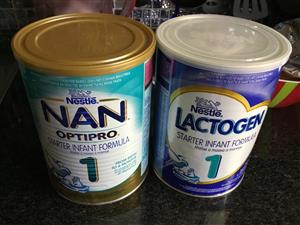 sell unopened baby formula