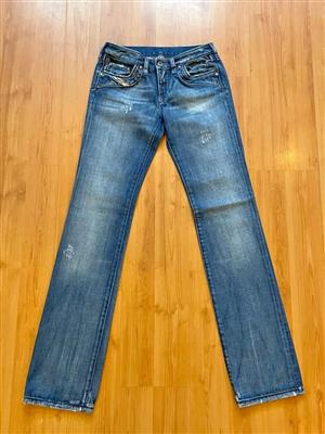 Vintage Diesel Women's Jeans, W25, Slim Fit 100% Cotton, Made in Italy