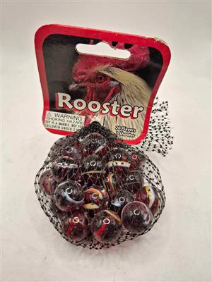 Themed glass marbles, 29 bags