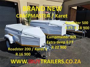 Campmaster Karet Trailers Brand NEW 