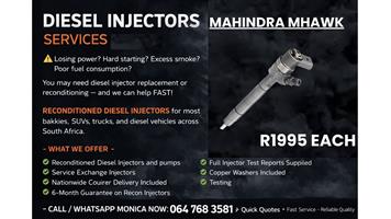 MAHINDRA MHAWK Diesel Injectors with Full Test Reports – SA Delivery