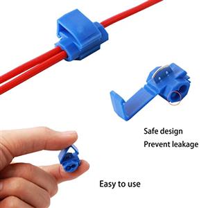Solderless Wire Connectors Terminals Crimp Electrical Lock Quick Splice. Brand New Products.