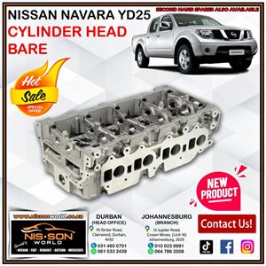 Nissan Navara YD25 Cylinder Head (Bare)