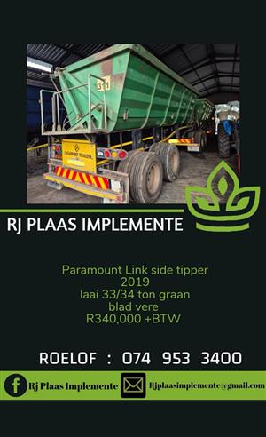 Paramount side tipper