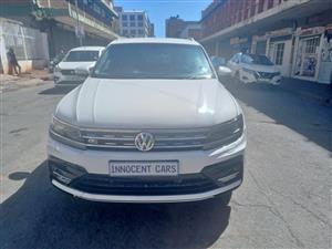 2017 VW TIGUAN 2.0 TSI MOTION RLINE PETROL,  AUTOMATIC, WHITE COLOUR, MILEAGE 