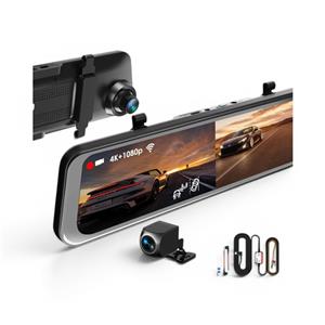 M2-Max Pro Series Rear View Mirror Dash Cam & Rear Camera Kit