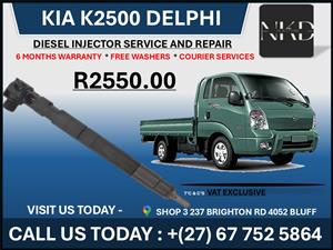 Kia K2500 Delphi Diesel Injectors on Recondition