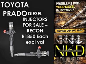 TOYOTA PRADO - DIESEL INJECTORS - RELIABLE & GUARANTEED 