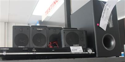 Omega 5.1 channel home theater with remote S047818A #Rosettenvillepawnshop