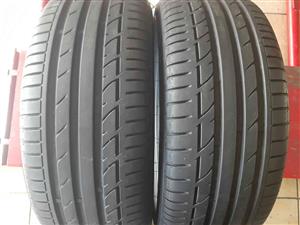 245/45/19 Bridgestone Run Flat Tyres for Sale. Contact 