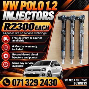 VW POLO 1.2 INJECTORS FOR SALE WITH WARRANTY INCLUDED 