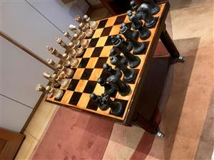 Antique - Chess table