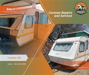 CARAVAN FRONT REBUILD 