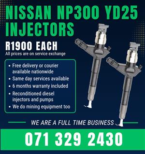 NISSAN NP300 YD25 INJECTORS FOR SALE WITH WARRANTY 
