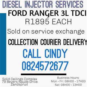 FORD RANGER 3L DIESEL INJECTORS