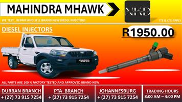 Mahindra Mhawk Diesel Injectors 