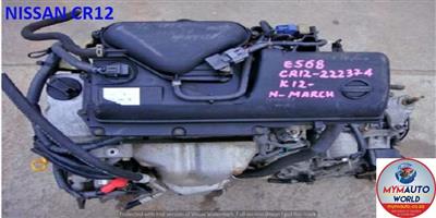 NISSAN MICRA 1.2L 16V CR12 ENGINE FOR SALE 