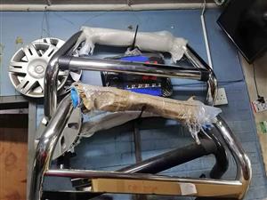 Toyota Legend 50 Nudge Bar Sliver