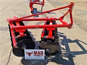 New mounted offset disc harrows for sale at Mad Farmer SA