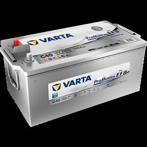 Varta C40/695 EFB 12v 240Ah 1200cca LHP Truck Battery