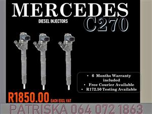 MERCEDES C270 DIESEL INJECTORS FOR SALE ON SAME DAY SERVICES