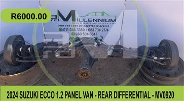 REAR DIFFERENTIAL - 2024 SUZUKI ECCO 1.2 PANEL VAN  