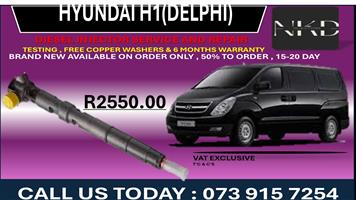 Hyundai H1 Delphi Diesel Fuel Injectors 
